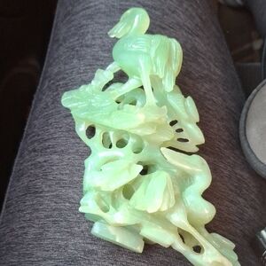 Green Jade Carved Figurine